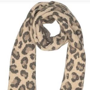 Animal print scarf